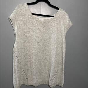 PureJill Womens 100% Cotton Sleeveless Tank Top Sweater Shirt Green XXL 2XL Plus